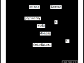 Blackout Poetry - praca ucznia