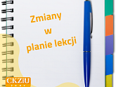 Zmiany w Planie Lekcji